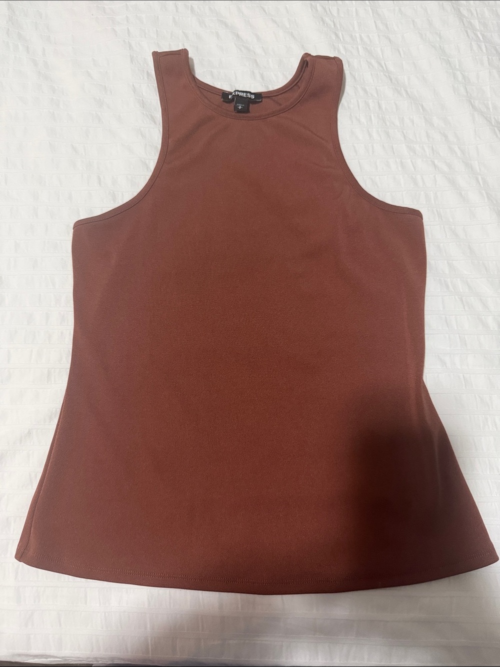 Express Tank Top in Chocolate Brown